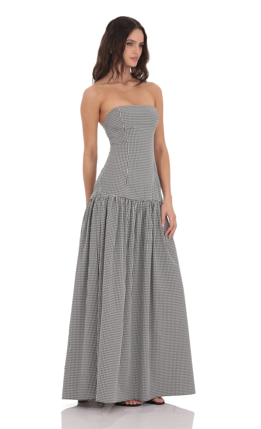 GINA STRAPLESS MAXI DRESS
