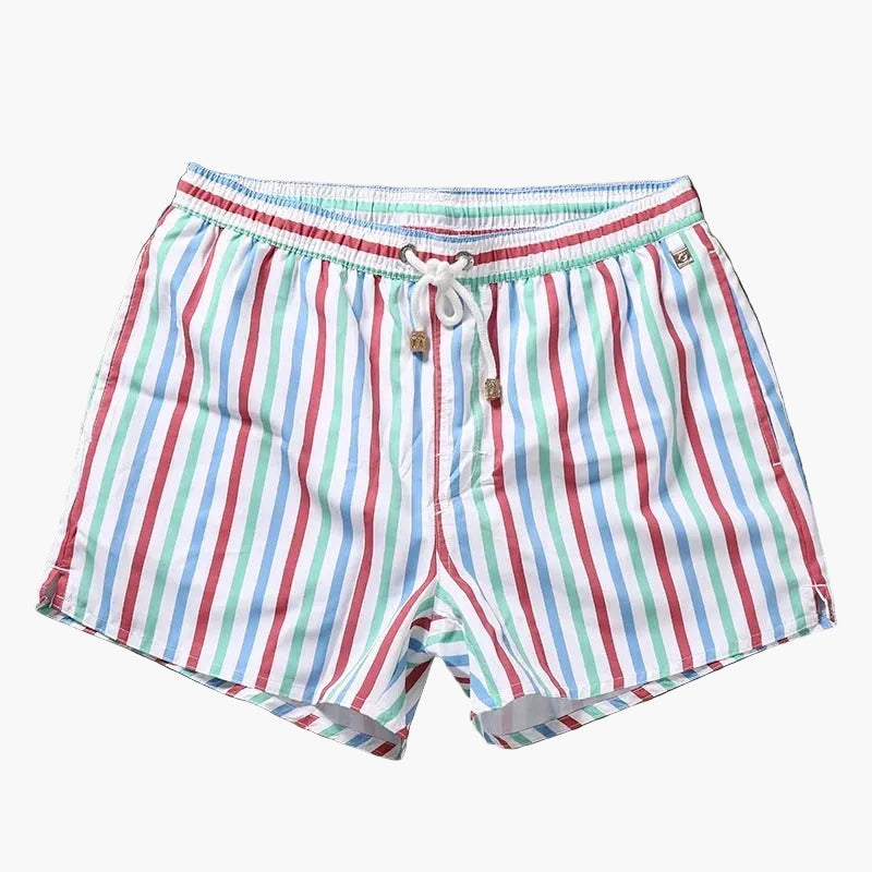 Men's Summer Striped Swim Shorts - view 11