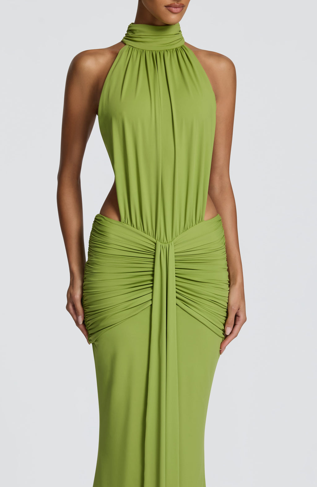 Thekla Maxi Dress - Olive Dress Babyboo Fashion Premium Exclusive Design